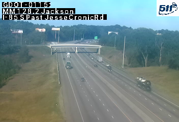 I-85 S past JesseCronicRd MM 128.2 live camera view