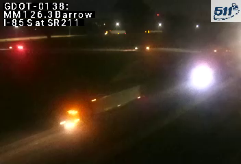 I-85 S at SR211 MM 126.1 live camera view