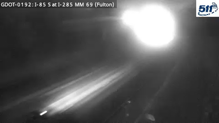 I-85 S at I-285 MM 69 live camera view