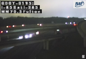 I-85 S at I-285 MM 70.3 live camera view