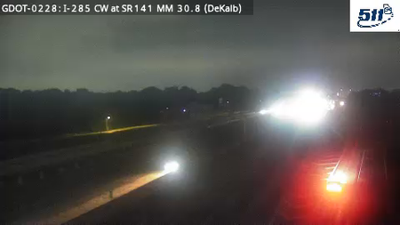 I-285 CW at SR141 MM 32.5 live camera view