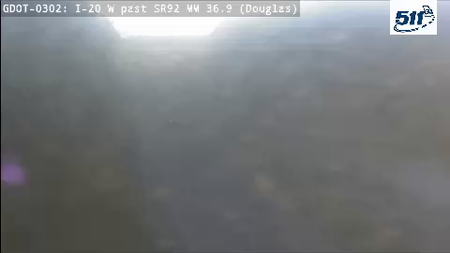 I-20 W past SR92 MM 36.9 live camera view