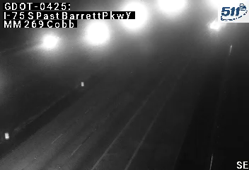 I-75 S past BarrettPkwy MM 268.6 live camera view