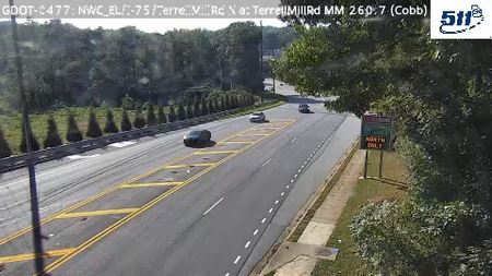 I-75/TerrellMillRd N at TerrellMillRd MM 260.7 live camera view