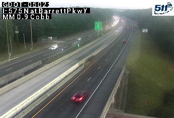 I-575 N at BarrettPkwy MM 0.9 live camera view