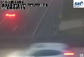 I-575 S at ShallowfordRd MM 5.5 live camera view