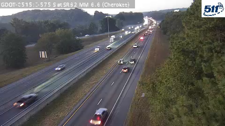I-575 S at SR92 MM 6.6 live camera view