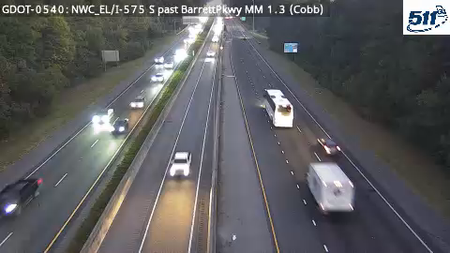 I-575 S past BarrettPkwy MM 1.3 live camera view