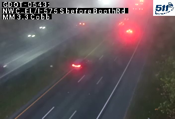 I-575 S before BoothRd MM 3.3 live camera view