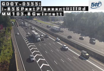 I-85 S past PleaSSPtHillRd MM 103.8 live camera view