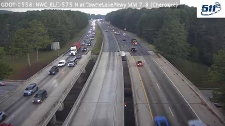 I-575 N at TowneLakePkwy MM 7.8 live camera view