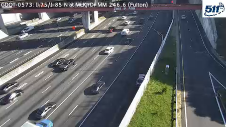 I-75/I-85 N at MLKJrDr MM 246.6 live camera view