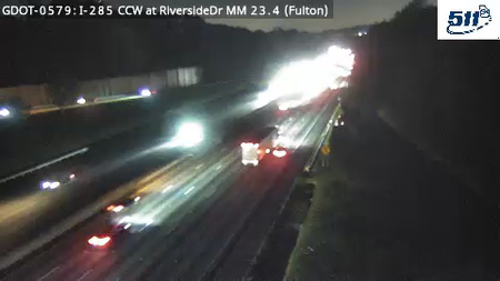I-285 CCW at RiversideDr MM 23.4 live camera view