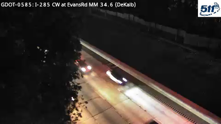 I-285 CW at EvansRd MM 34.6 live camera view