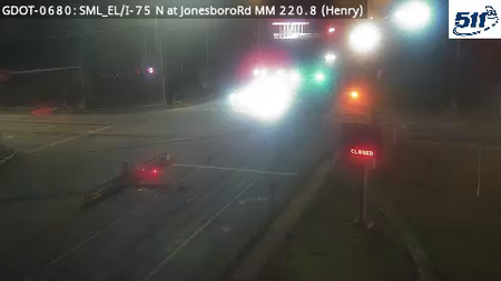 I-75/JonesboroRd N at JonesboroRd MM 220.8 live camera view