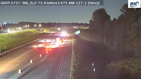 I-75 N before I-675 MM 227.2 live camera view