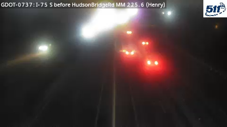 SML_EL/I-75 S before FlippenRd MM 225.5 live camera view