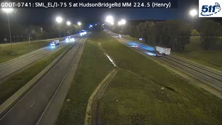 I-75 S at HudsonBridgeRd MM 224.5 live camera view