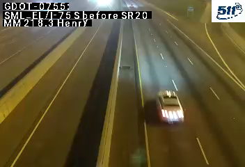 I-75 S before SR20 MM 218.3 live camera view