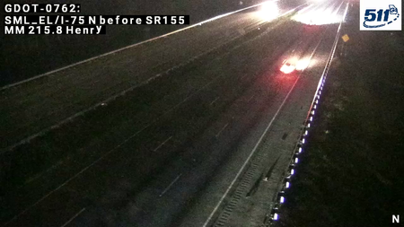 I-75 N before SR155 MM 215.8 live camera view