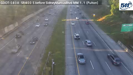 SR400 S before SidneyMarcusBlvd MM 1.1 live camera view