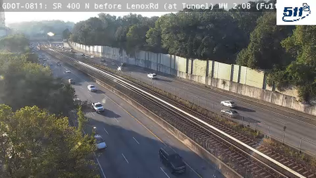 SR400 N past I-85 MM 2.1 live camera view