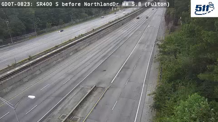 SR400/US19 S past I-285 MM 5.9 live camera view