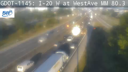I-20 W at WestAve MM 80 live camera view
