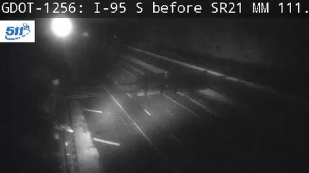 I-95 S before SR21 MM 111.2 live camera view