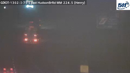 I-75 S past HudsonBridgeRd MM 223.9 live camera view