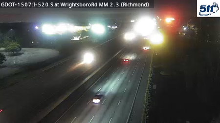 I-520 S at WrightsboroRd MM 2.3 live camera view