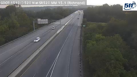 I-520 N at SR520 MM 15.1 live camera view