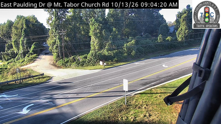 East Paulding Dr at Mt Tabor Church Rd live camera view