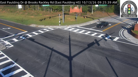 East Paulding Dr at Brooks Rackley Rd live camera view