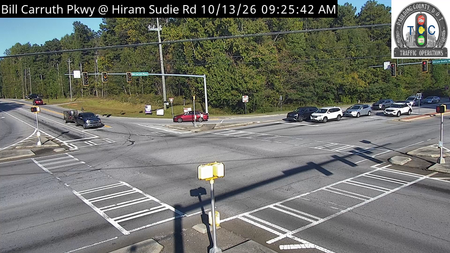 Bill Carruth Pkwy at Hiram-Sudie Rd live camera view