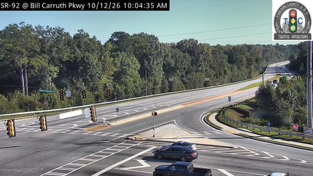 SR 92 at Bill Carruth Pkwy live camera view