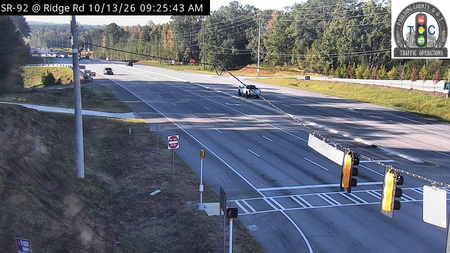 SR 92 at Ridge Rd live camera view