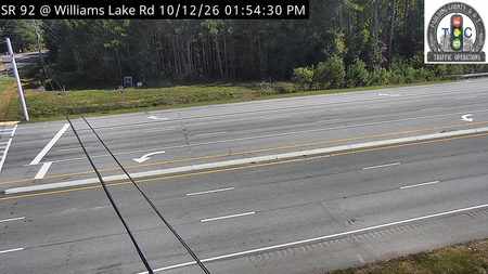 SR 92 at Williams Lake Rd live camera view