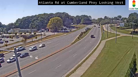 Atlanta Rd at Cumberland Pkwy Looking West live camera view