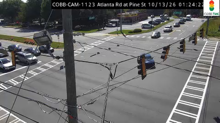 Atlanta Rd at Pine St live camera view
