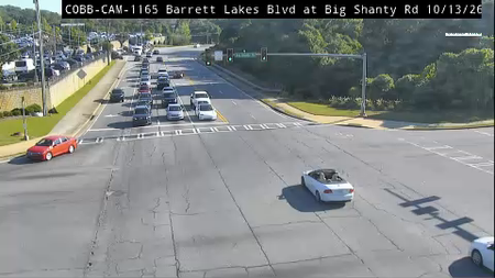Barrett Lakes Blvd at Big Shanty Rd live camera view