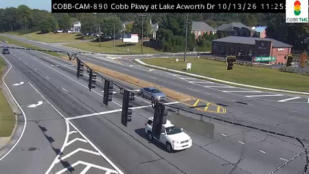 Cobb Pkwy at Lake Acworth Dr live camera view