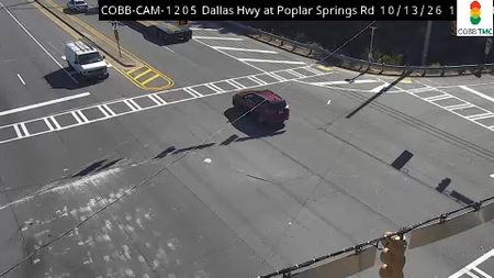 Dallas Hwy at Poplar Springs Rd live camera view