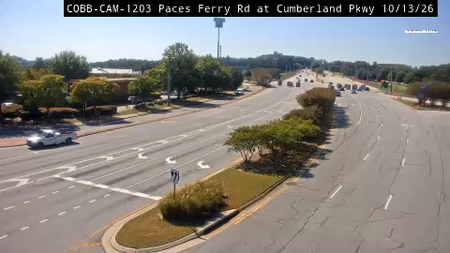 Paces Ferry Rd at Cumberland Pkwy live camera view