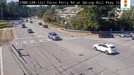 Paces Ferry Rd at Spring Hill Pkwy live camera view