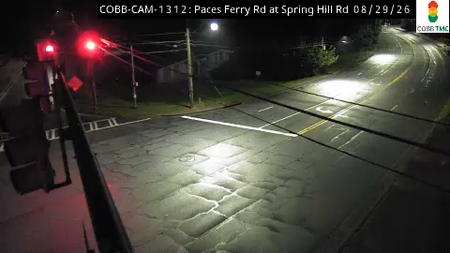 Paces Ferry Rd at Spring Hill Pkwy Looking East live camera view