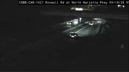 Roswell Rd at North Marietta Pkwy - live traffic camera