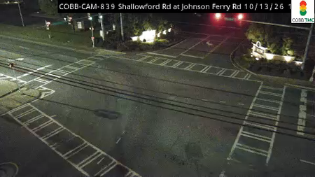 Shallowford Rd at Johnson Ferry Rd live camera view