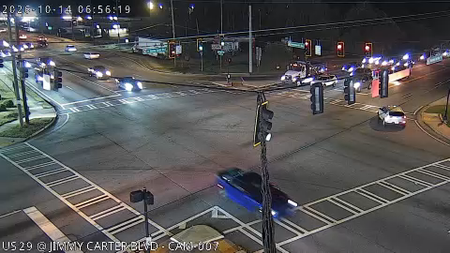 US 29 at Jimmy Carter Blvd live camera view