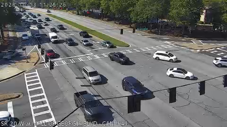 SR 20 at Mall Of Georgia Blvd live camera view